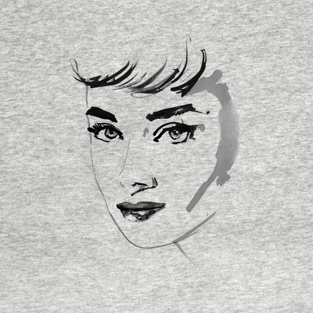 audrey hepburn by pechane